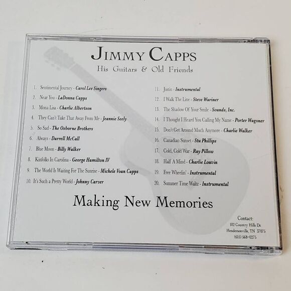 JIMMY CAPPS - His Guitars & Old Friends Making New Memories [CD] - Picture 3 of 3